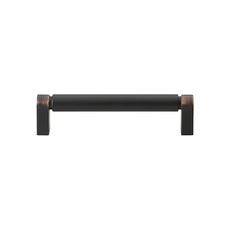 Gliderite Hardware 5 in. Center to Center Smooth Bar Pull - 4787-128-ORB, 5PK 4787-128-ORB-5